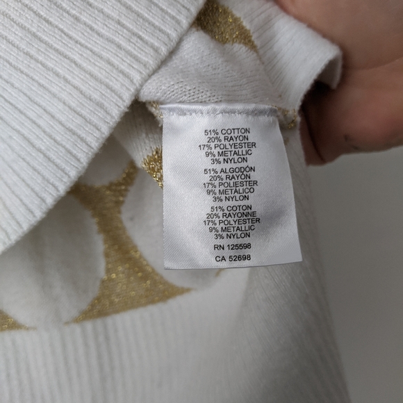 🌸3/$30 Ellen Tracy Midas Touch Sweater Size XL - Picture 8 of 8